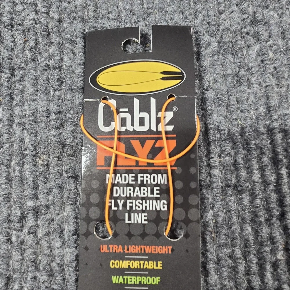 Cablz Flyz Eyewear Retainer Strap Orange Waterproof Lightweight Fishing Outdoors